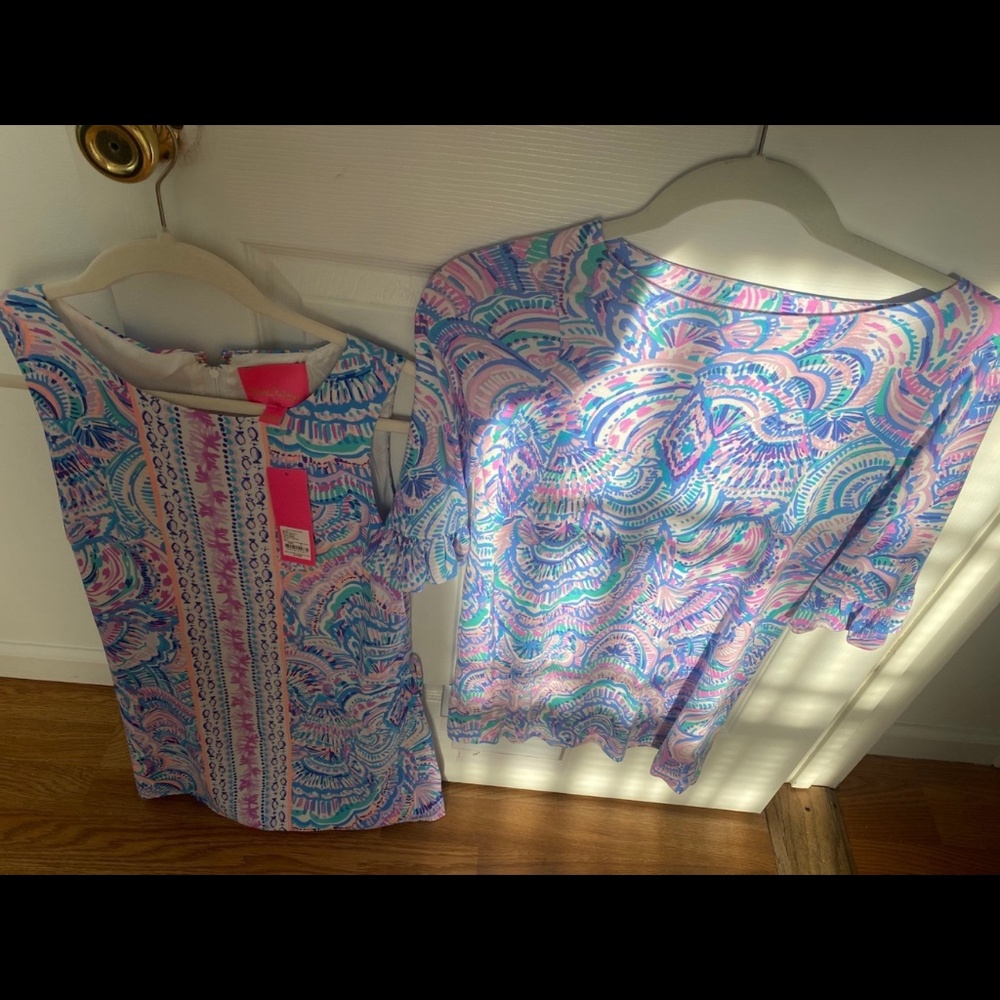 Lilly Pulitzer Mommy and Me set, size 2 + size 8-10 years